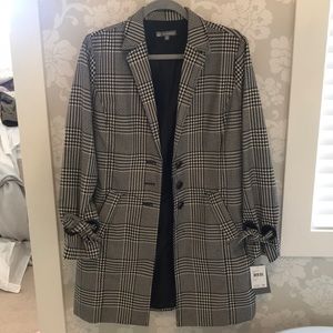 Houndstooth coat